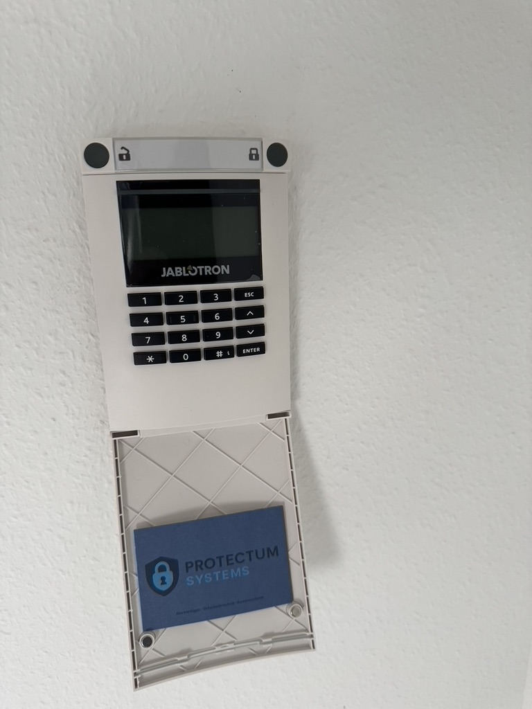 Jablotron Bedienfeld